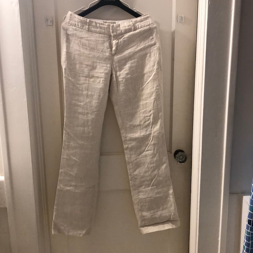 Banana Republic linen work pants